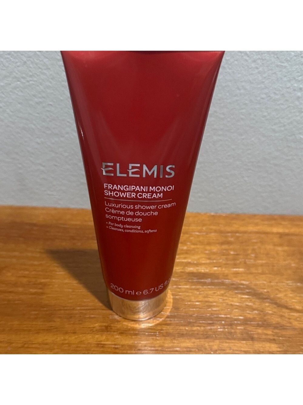 ELEMIS Frangipani Monoi Shower Cream - Red Tube with Silver Cap